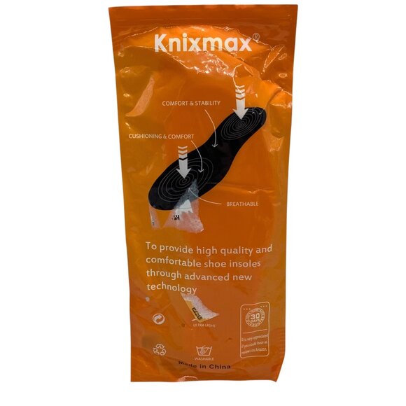 Knixmax Xtreme Comfort Footbed Memory Foam Insoles Shoes EU 40 NEW Women 9 - Picture 6 of 6